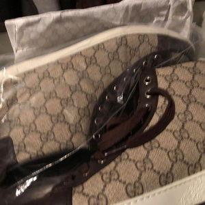 MEN'S GUCCI SIGNATURE HIGH TOP SNEAKERS SIZE 10.5